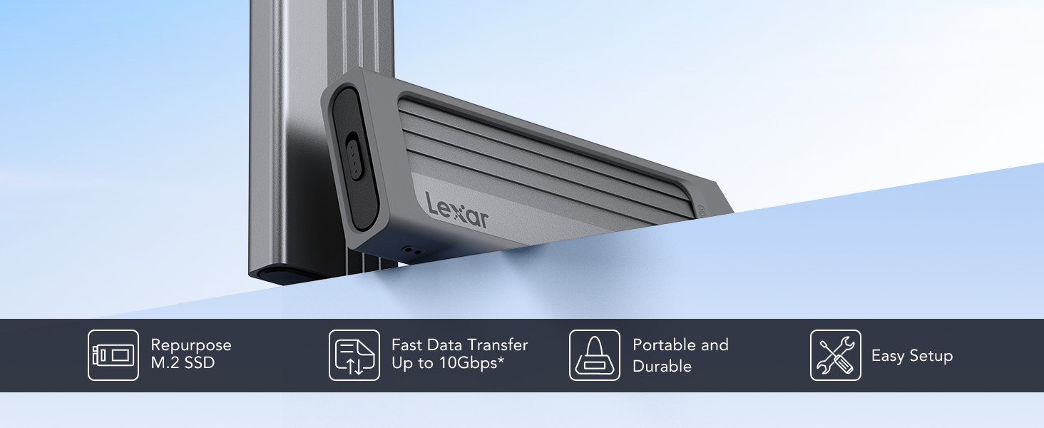 Lexar E300 M.2 Nvme SSD Enclosure